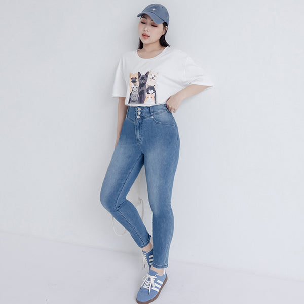 Cooling Tech Slim Fit Plus Size Jeans
