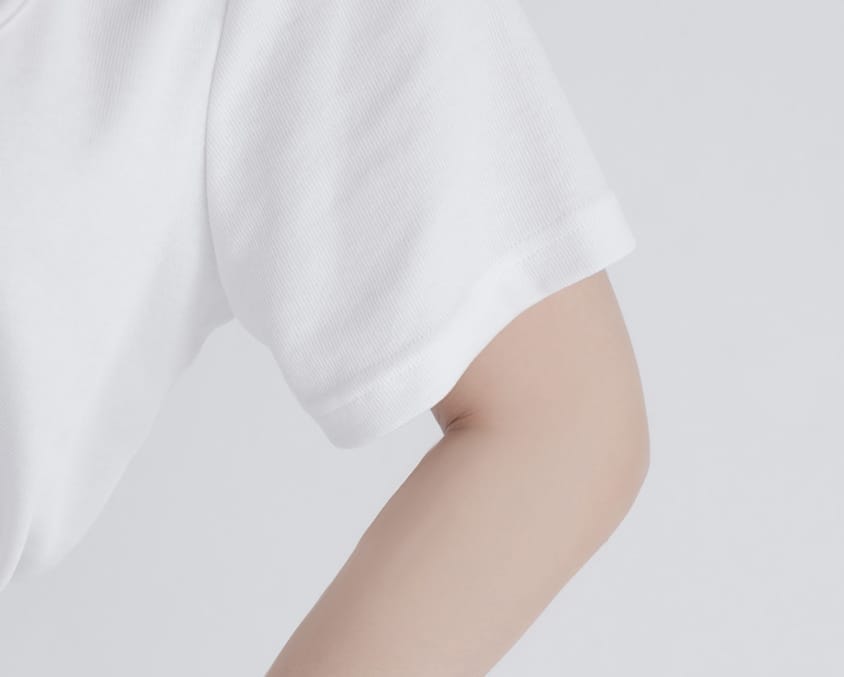 MUA! Sexy Ribbed Hollow Plus Size Short Sleeve Tee
