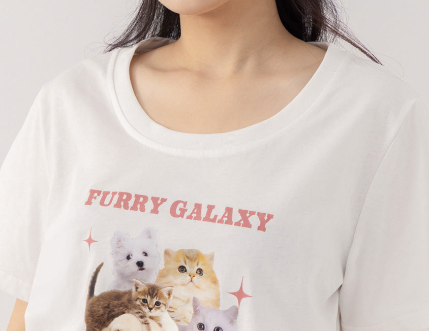 Adorable Pets Planet Plus Size Graphic Tee