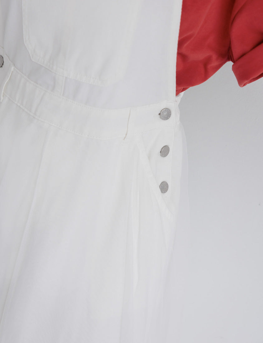 Sweet Adjustable Twill Strap Tulle Panel Plus Size Dress