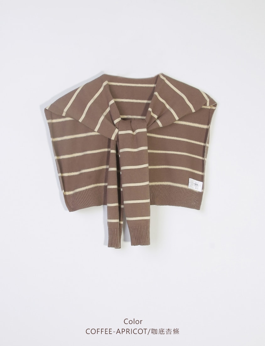 Versatile Multi-Color Knit Shawl