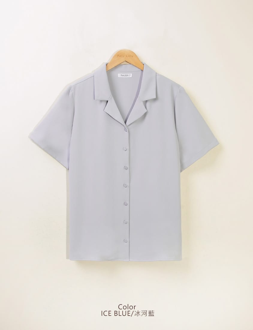MISS. Silky Cool Oversize Cuban Collar Plus Size Shirt (Unisex)