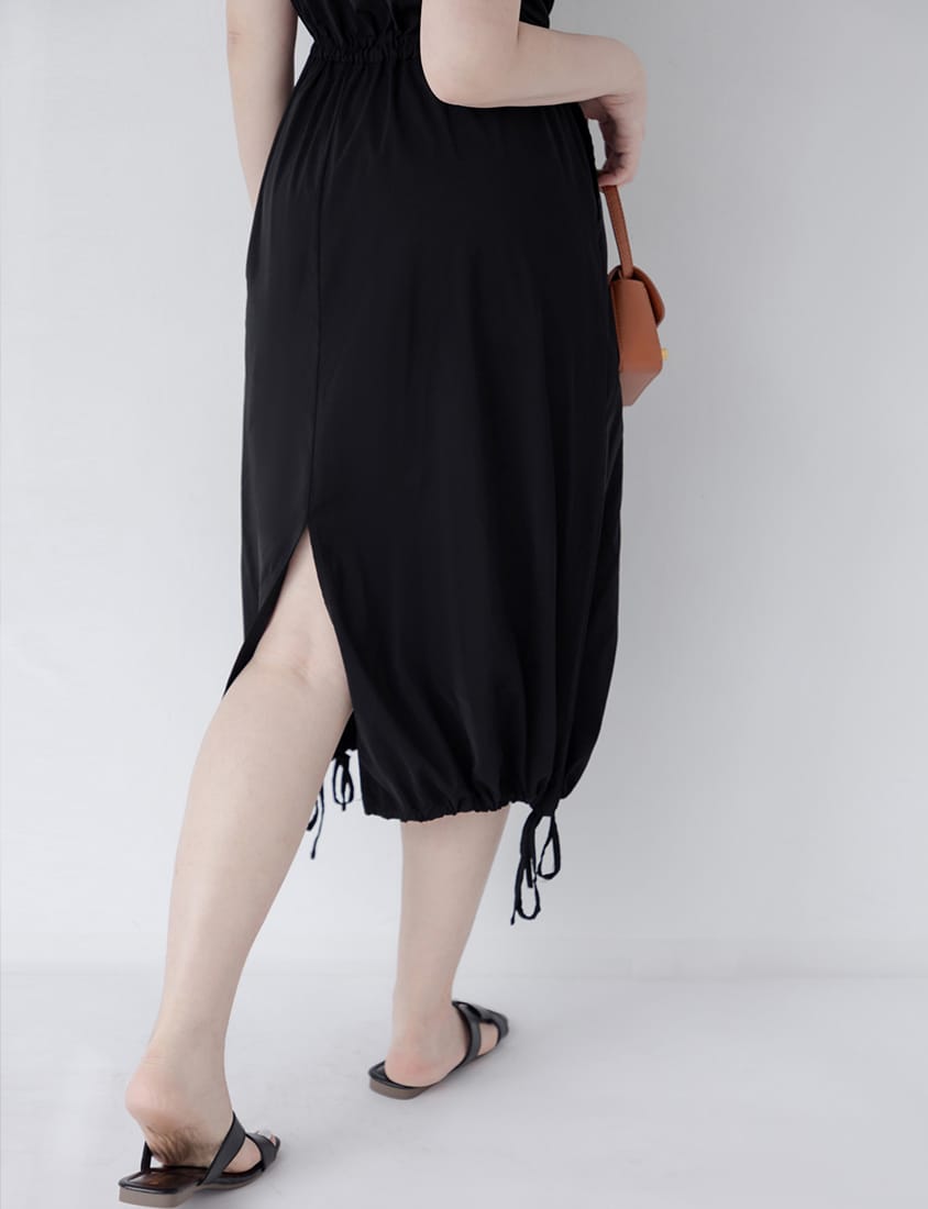 Cooling Tech V-Neck Plus Size Maxi Dress