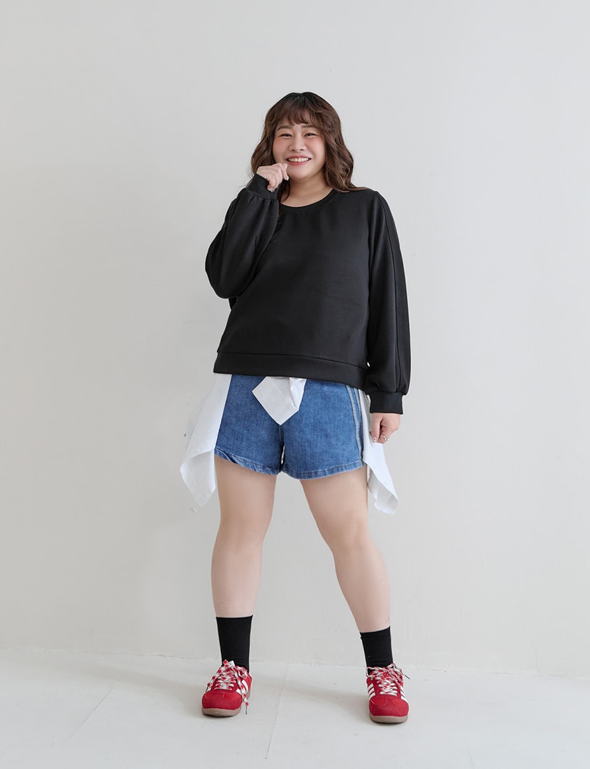 Cloud Cotton Multi-Color Plus Size Oversized Sweater
