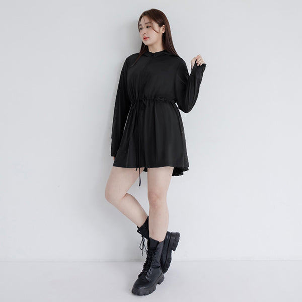 UV PRO+ Cooling Tech Sun Protection Plus Size Longline Jacket