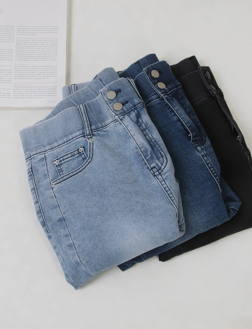 Tummy Flattering Plus Size Slimming Jeans