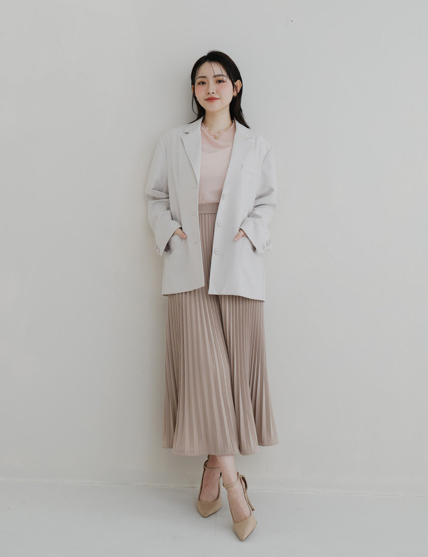 MISS. Sheer Wavy Edge Korean Style Plus Size Short Sleeve Top