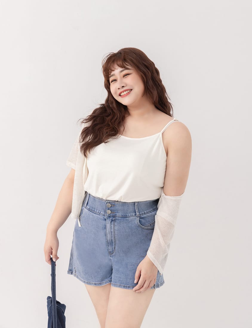 Two-Piece Snowflake Tie-Front Lightweight Plus Size Knit Top (With Vest)
