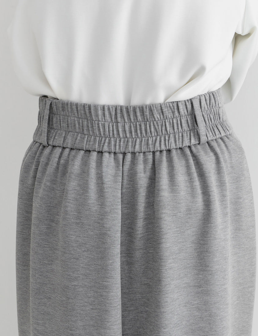 Cloud Cotton Elastic Back Waist Plus Size Mermaid Maxi Skirt