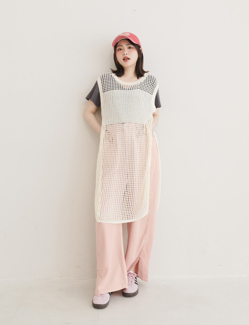 U-Neck Multicolor Plus Size Comfy Slim Tee
