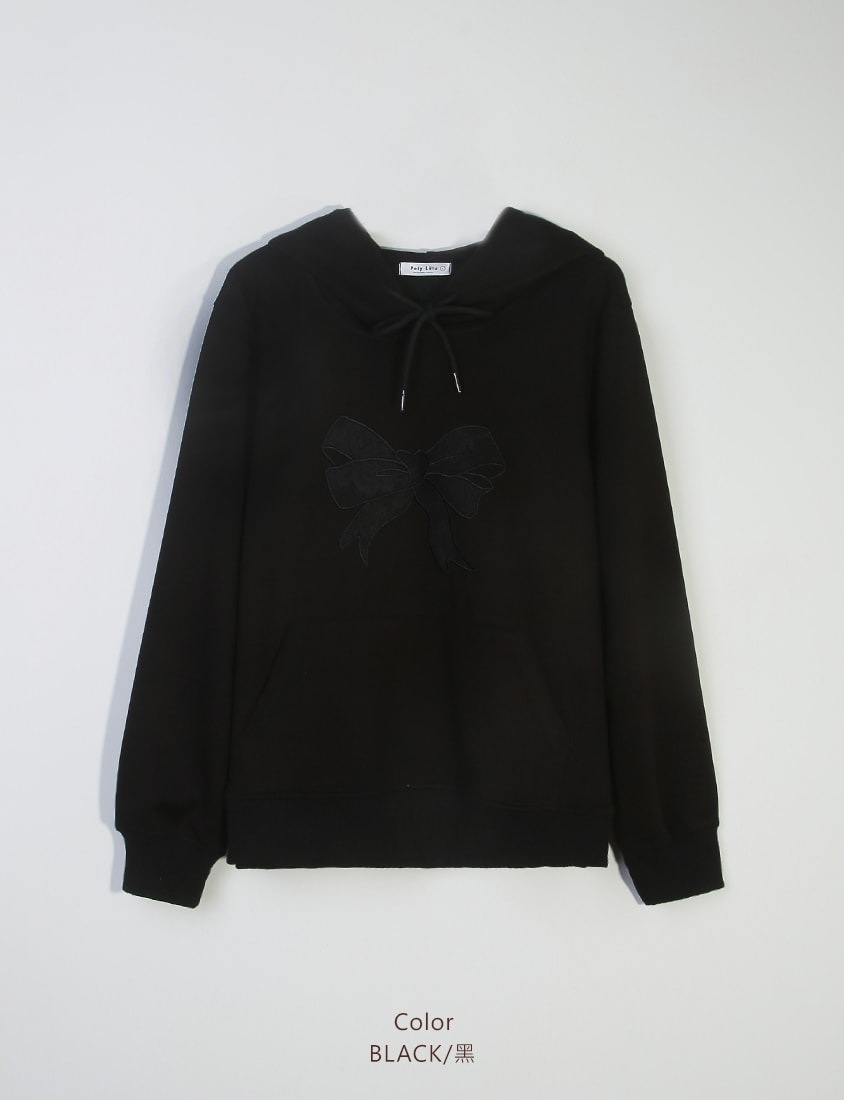 Lace Bow Cloud Cotton Plus Size Hoodie