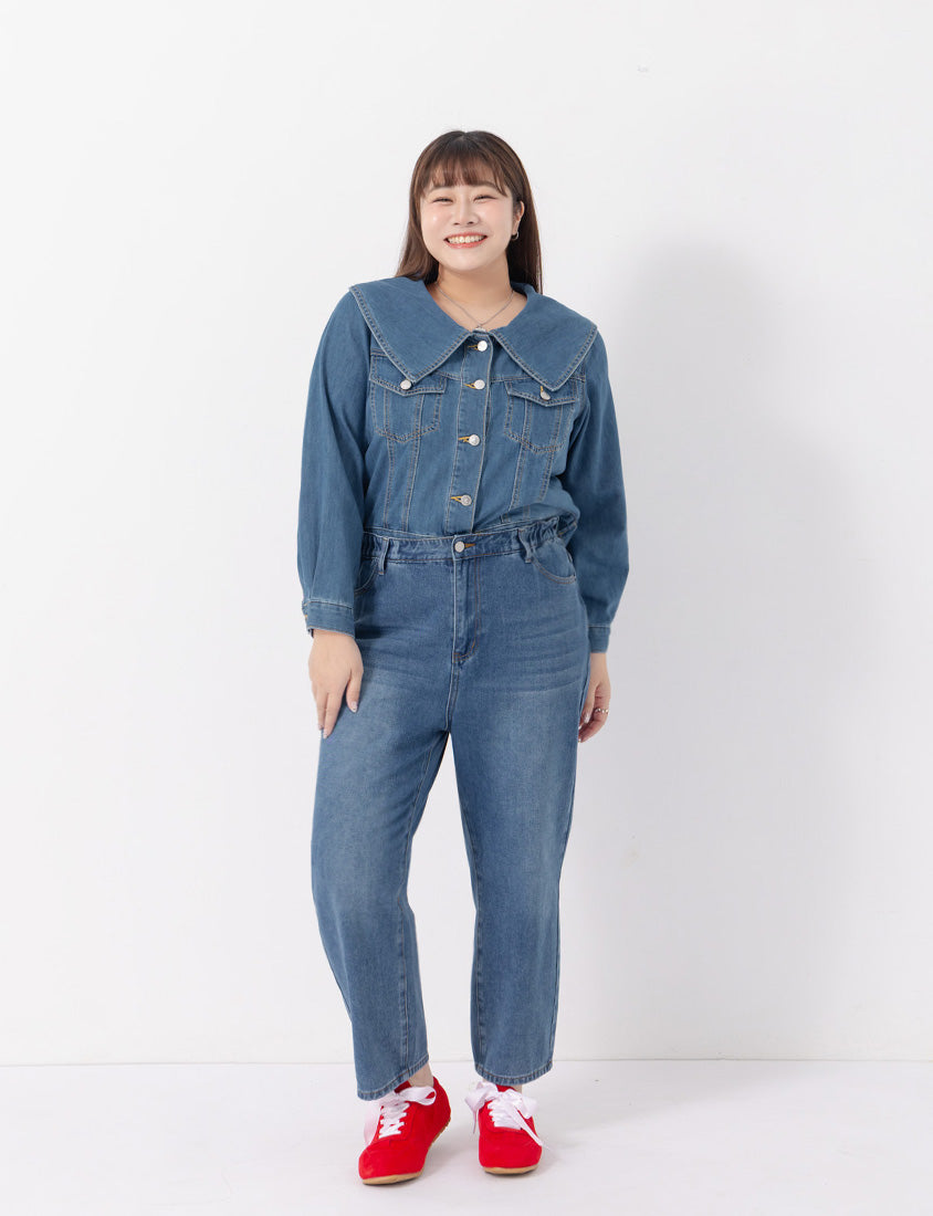Apple-Shaped Friendly! Perfect Fit Plus Size Boyfriend Jeans