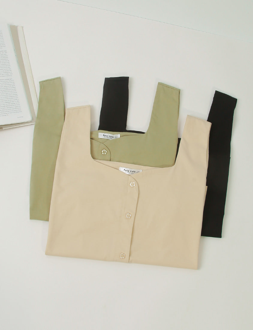 UV PRO+ Cooling Antibacterial Square Neck Plus Size Tank Top