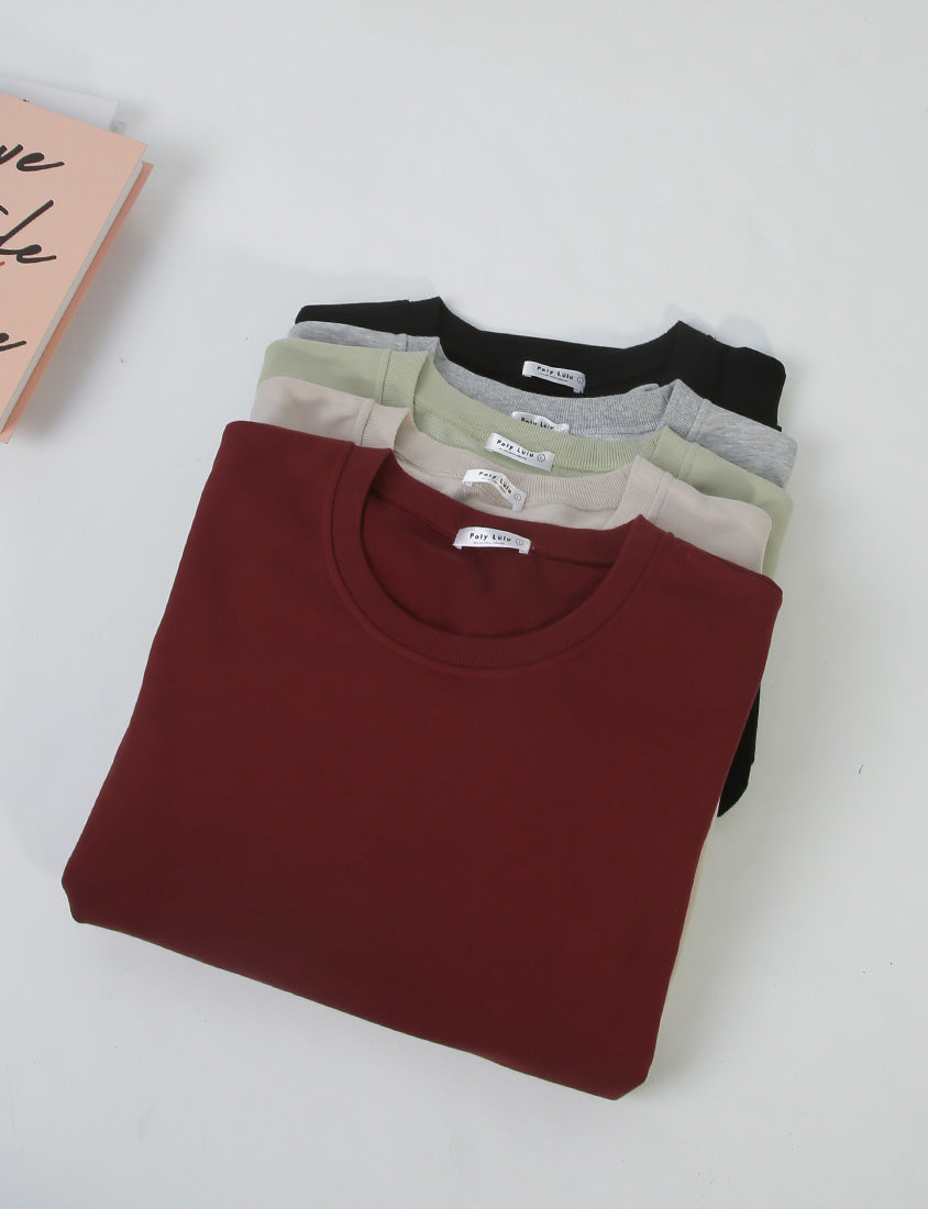 Oversized Cotton Slit Plus Size Sweatshirt (Unisex)