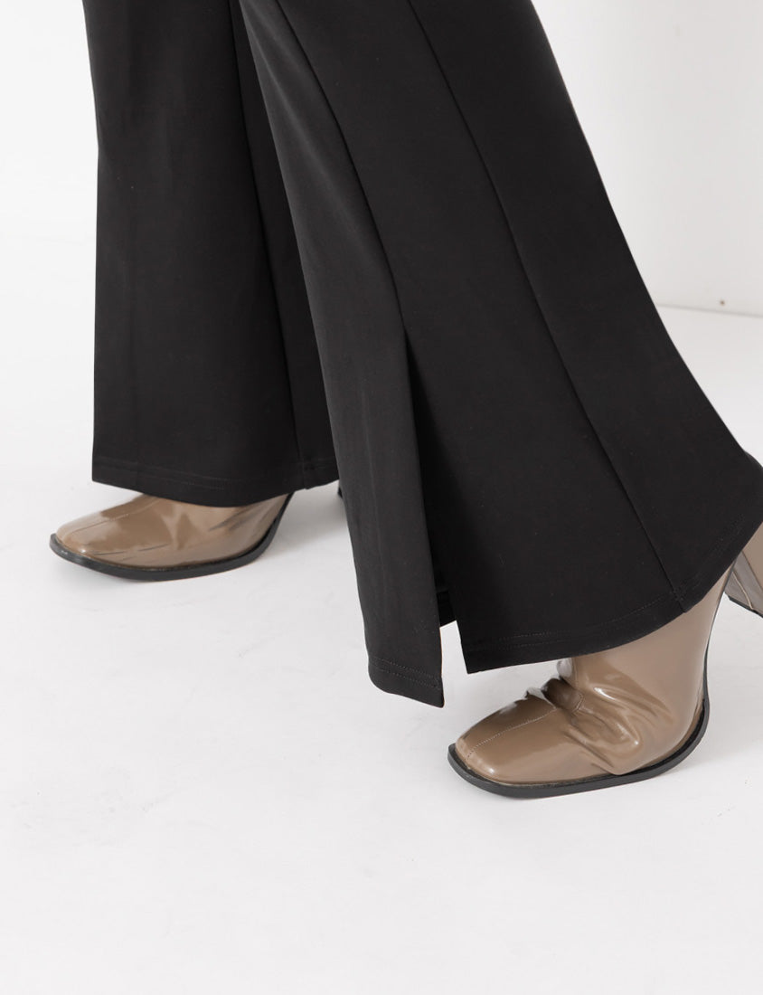 MUA! High Waist Slimming Cloud Cotton Plus Size Flared Pants