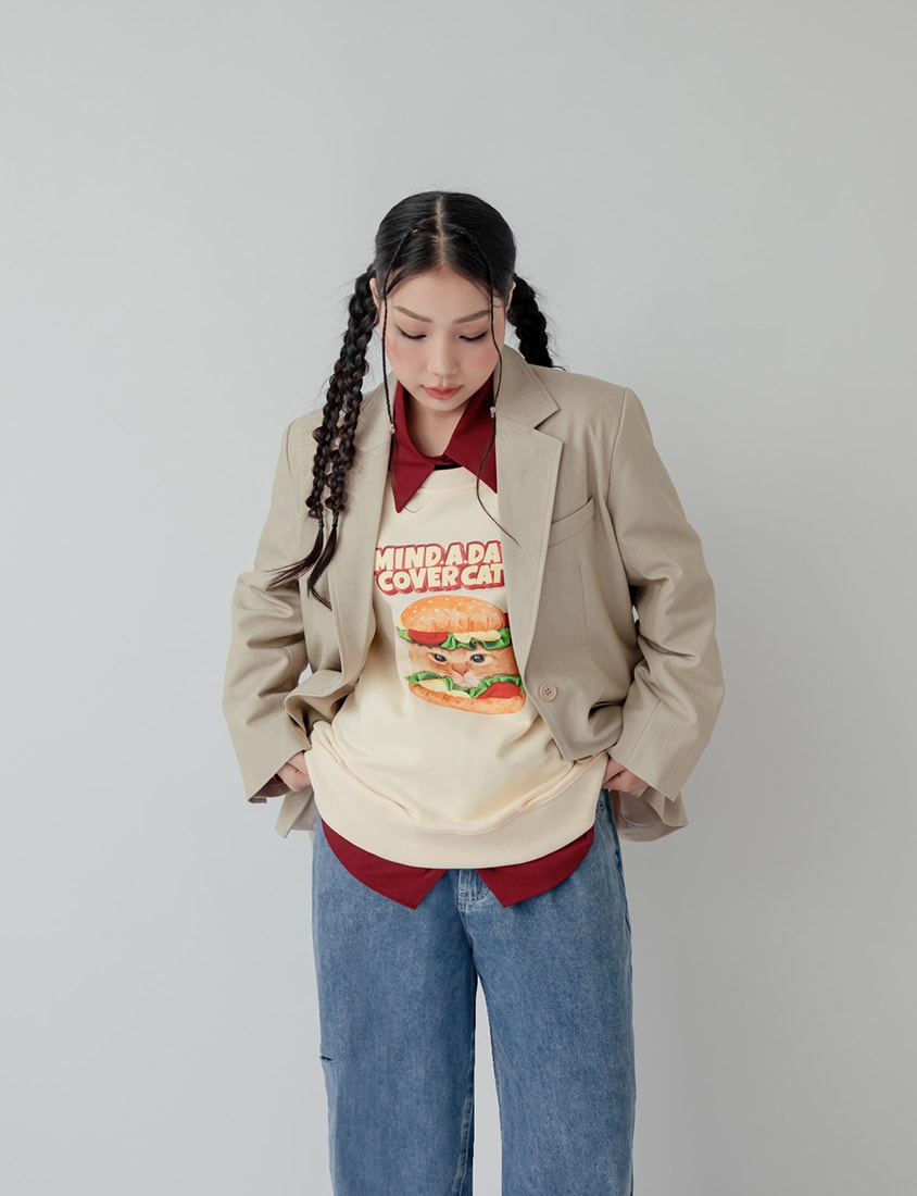 Minimal Versatile Plus Size Tailored Blazer