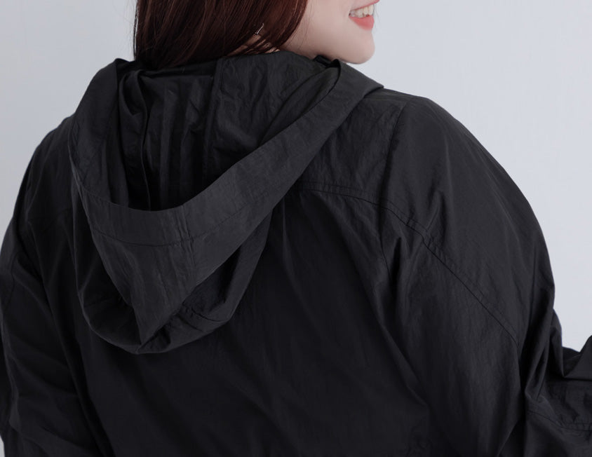 UV PRO+ Lightweight Functional Longline Utility Plus Size Jacket
