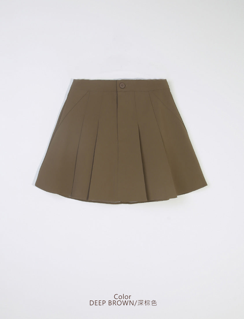 MISS. Pear-Shaped Friendly! Perfect Fit Tailored High Waist Pleated Plus Size Skirt