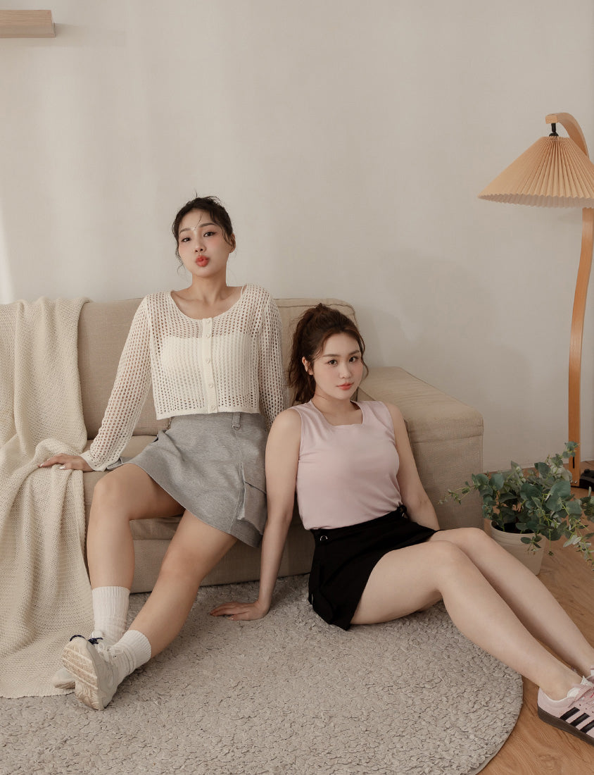 Everyday Basic Crewneck Plus Size Tank Top