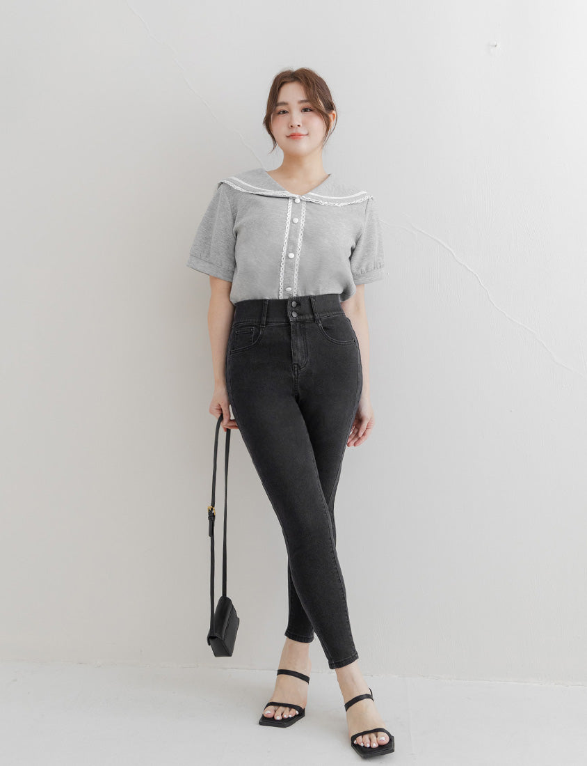 Tummy Flattering Plus Size Slimming Jeans