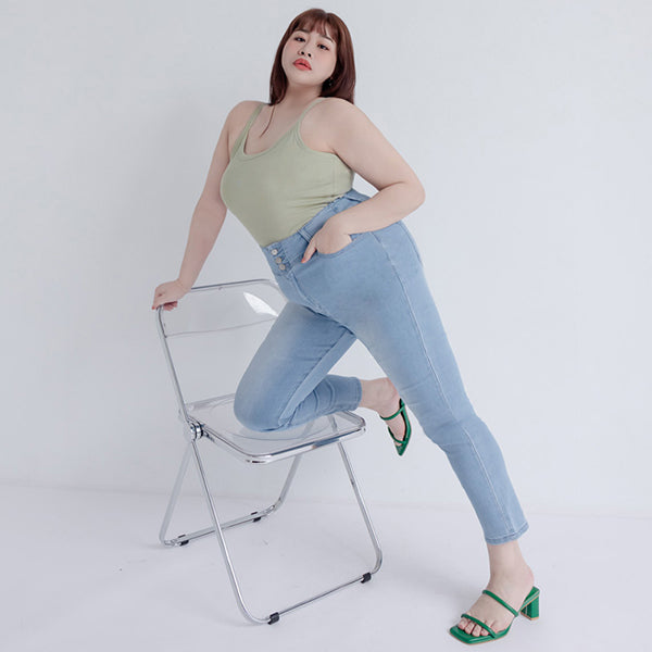Cooling Tech Slim Fit Plus Size Jeans