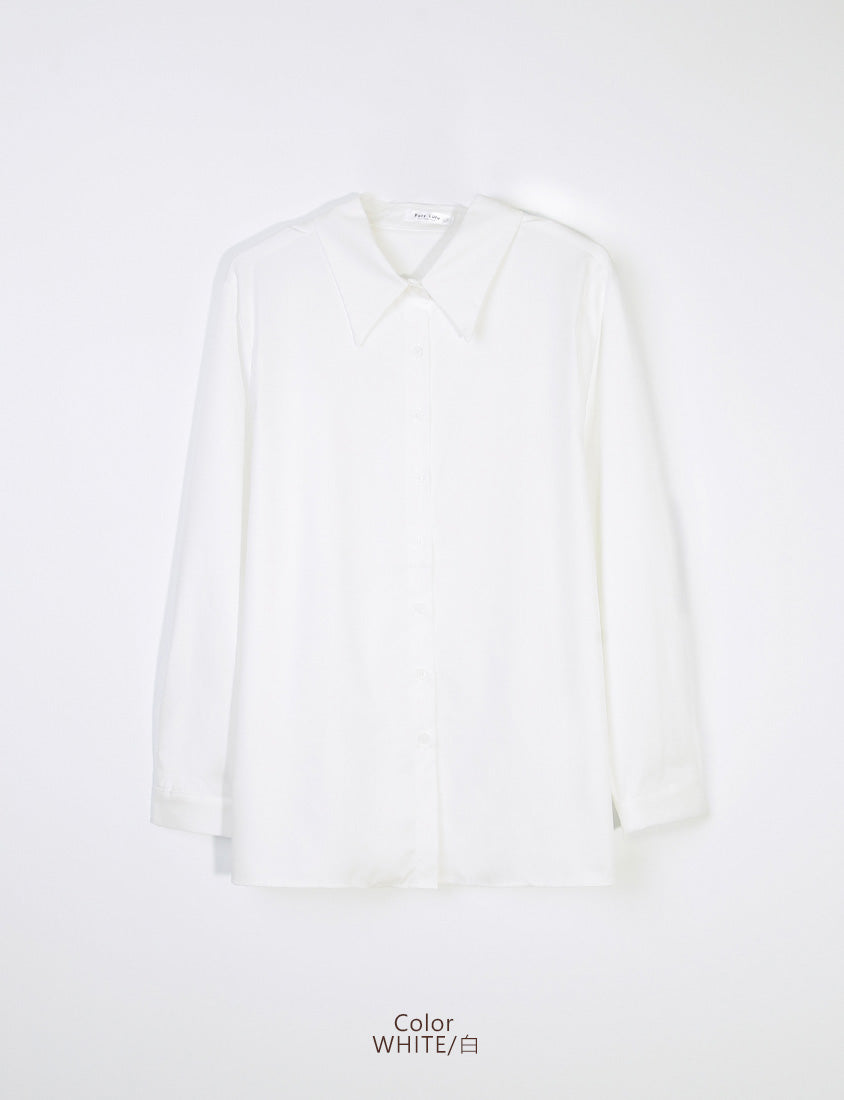 Multi-Color Drop Shoulder Plus Size Boyfriend Oversize Shirt (Unisex)