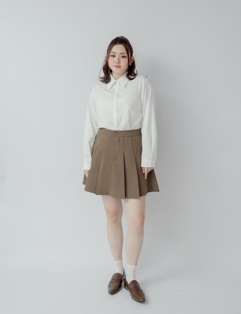 Multi-Color Drop Shoulder Plus Size Boyfriend Oversize Shirt (Unisex)