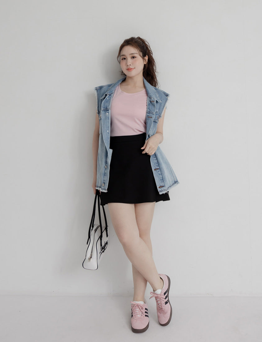 Everyday Basic Crewneck Plus Size Tank Top