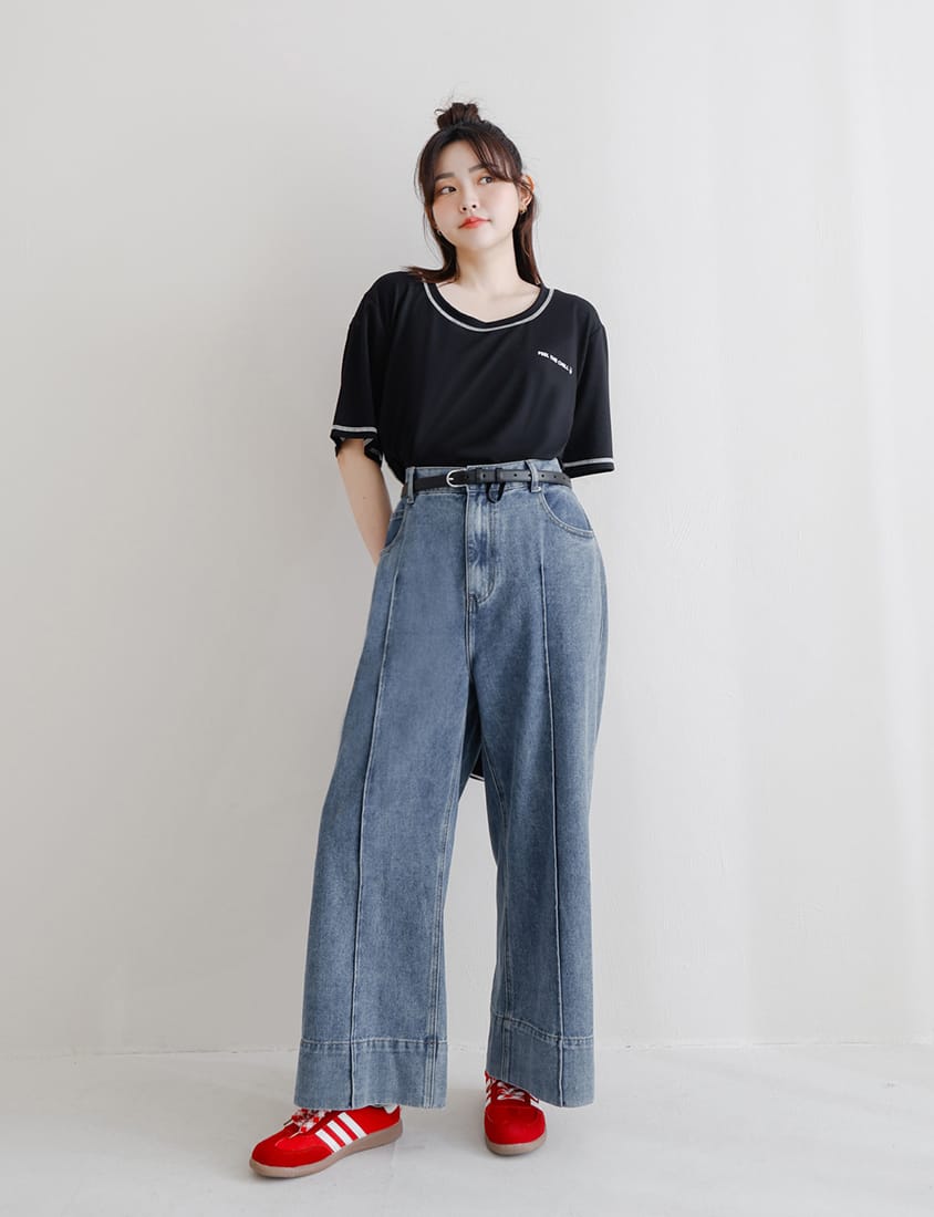 COOL PRO+ Color-Block Plus Size Print Tee