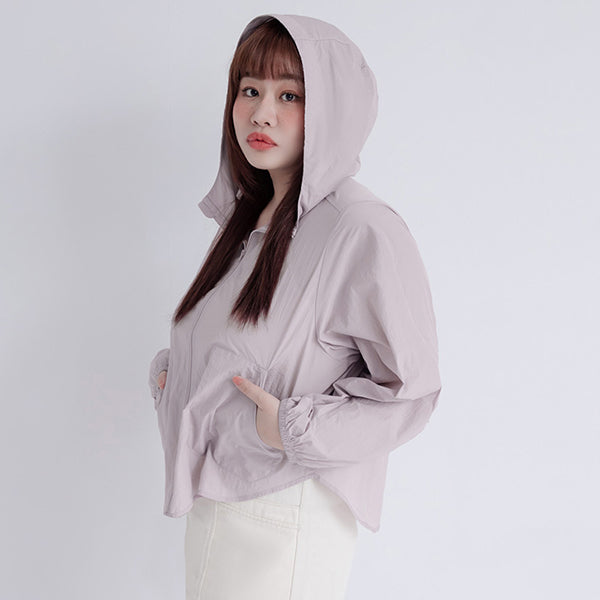 UV PRO+ Lightweight Functional Cropped Utility Plus Size Jacket