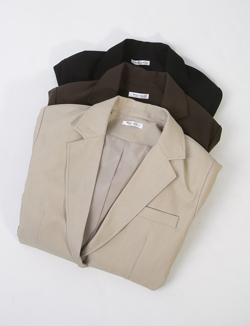 Minimal Versatile Plus Size Tailored Blazer