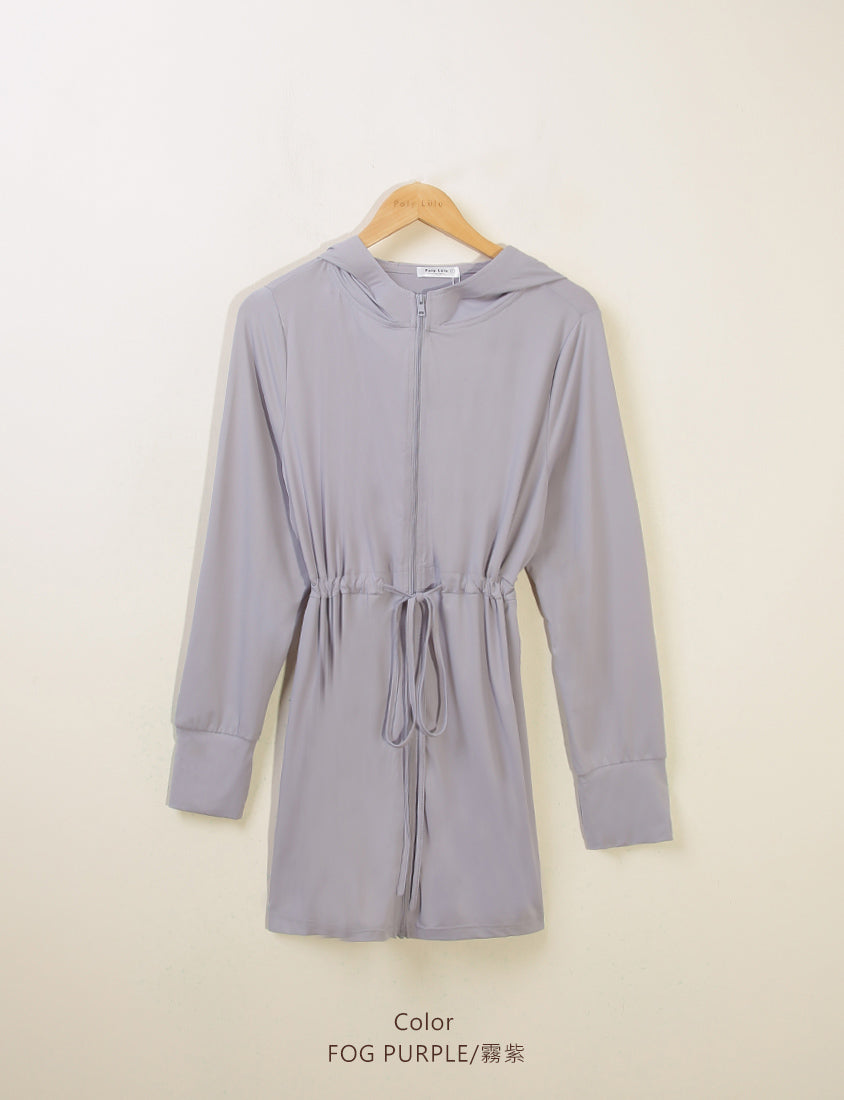 UV PRO+ Cooling Tech Sun Protection Plus Size Longline Jacket