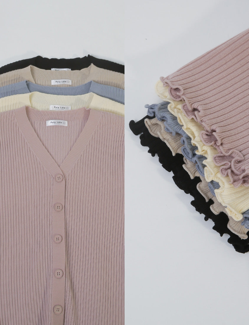 Cooling Lyocell Faux Button Plus Size Knit Top