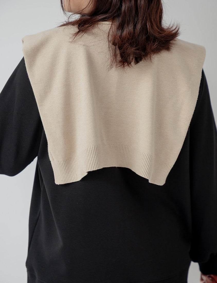 Versatile Multi-Color Knit Shawl