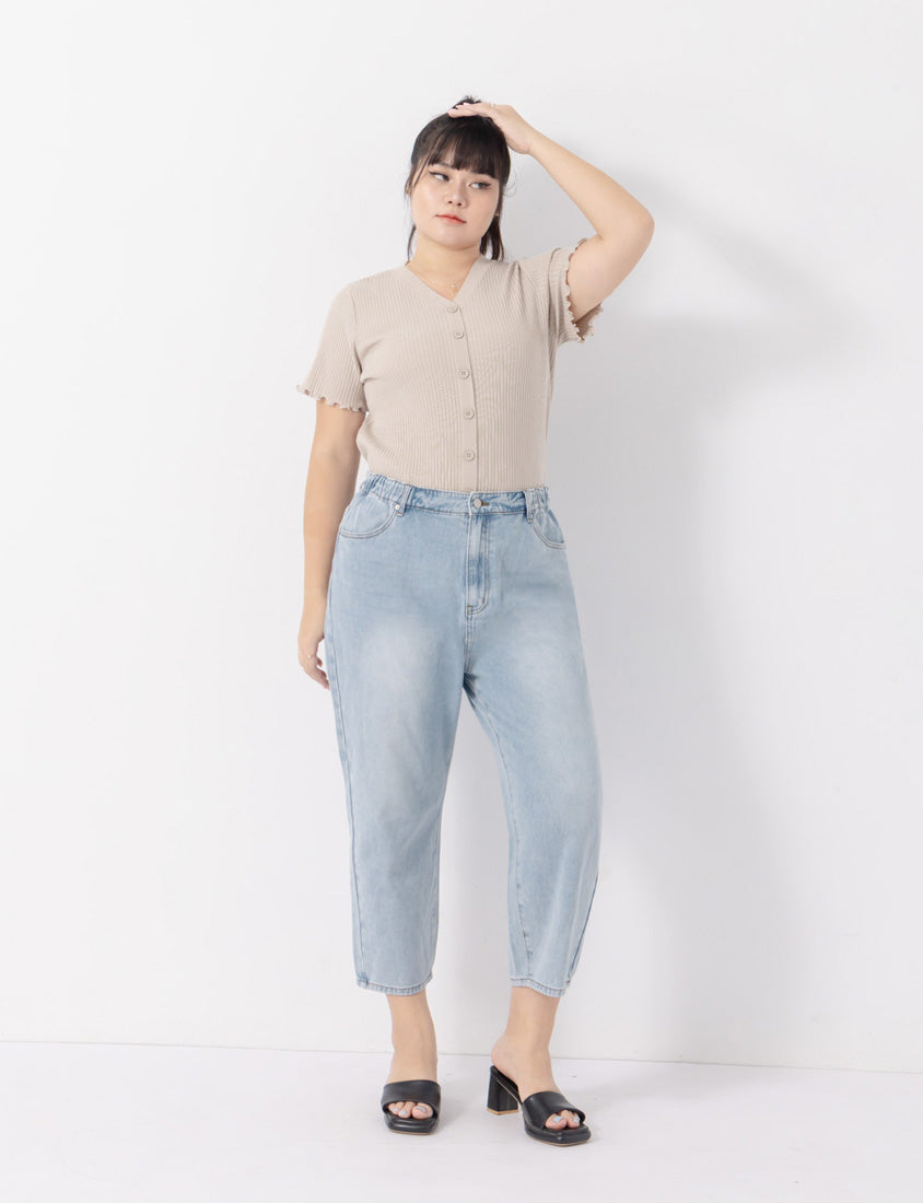 Standard Perfect Fit Plus Size Boyfriend Jeans