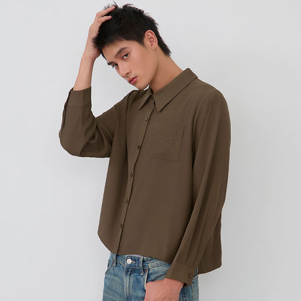 Versatile Wrinkle-Resistant Oversized Plus Size Long Sleeve Shirt (Unisex)