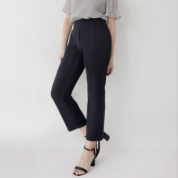 MISS. Waist-Sculpting Slimming Plus Size Straight Tailored Pants