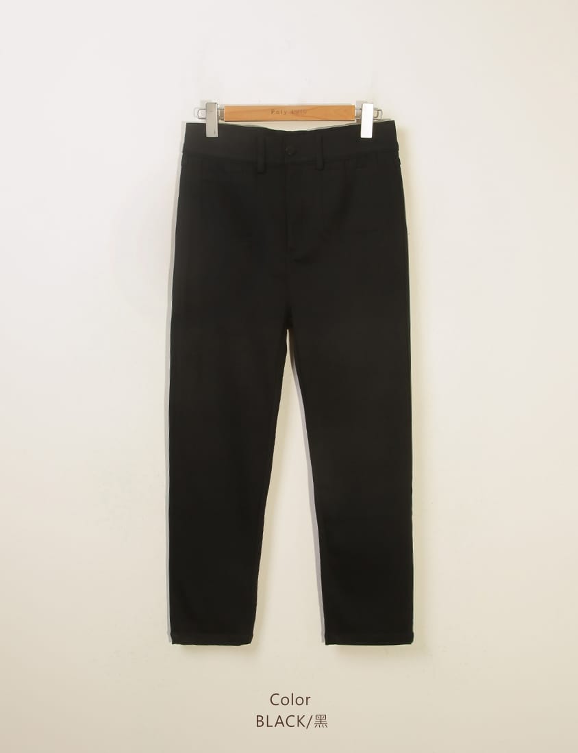 Tummy-Flattering Plus Size Slimming Pants (Single Button)
