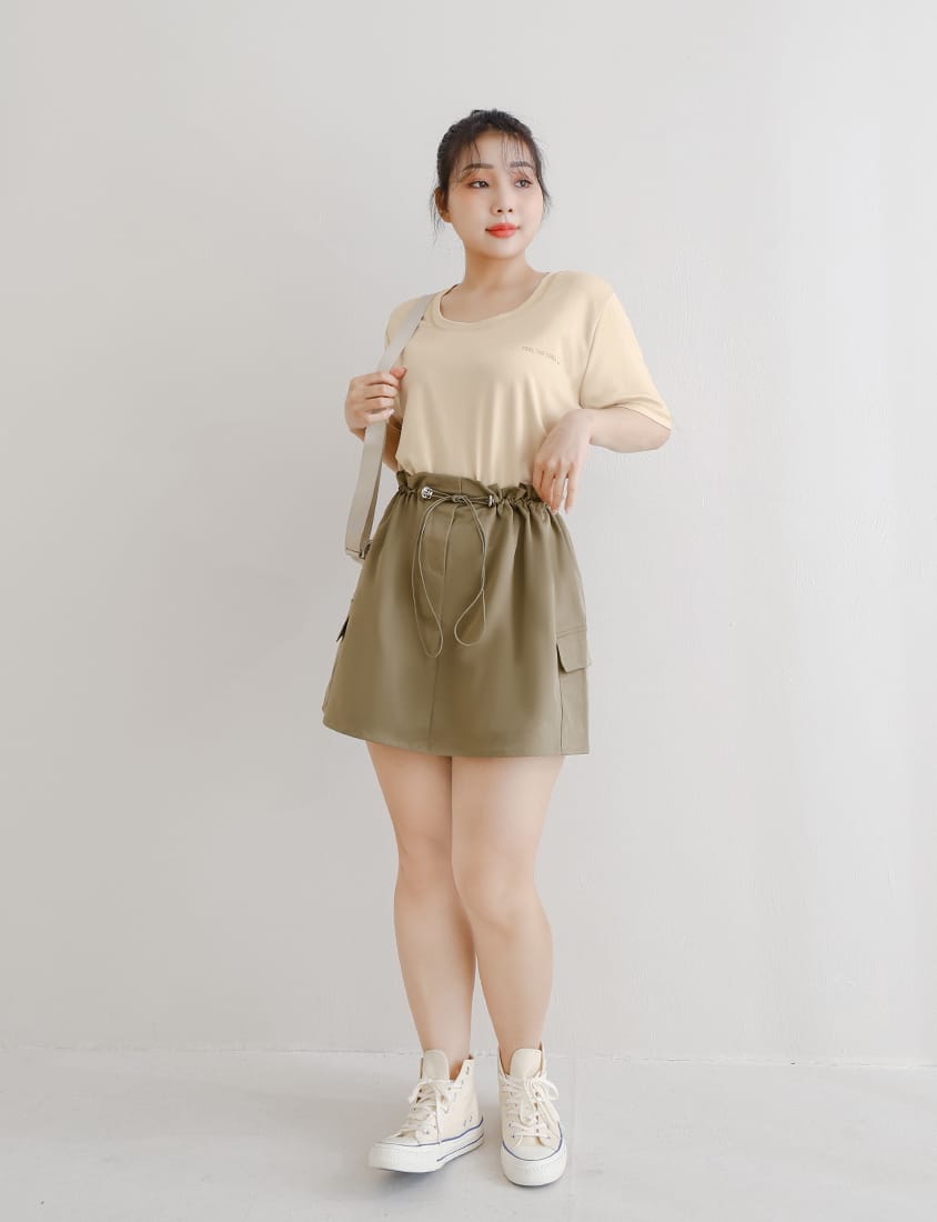 COOL PRO+ Color-Block Plus Size Print Tee