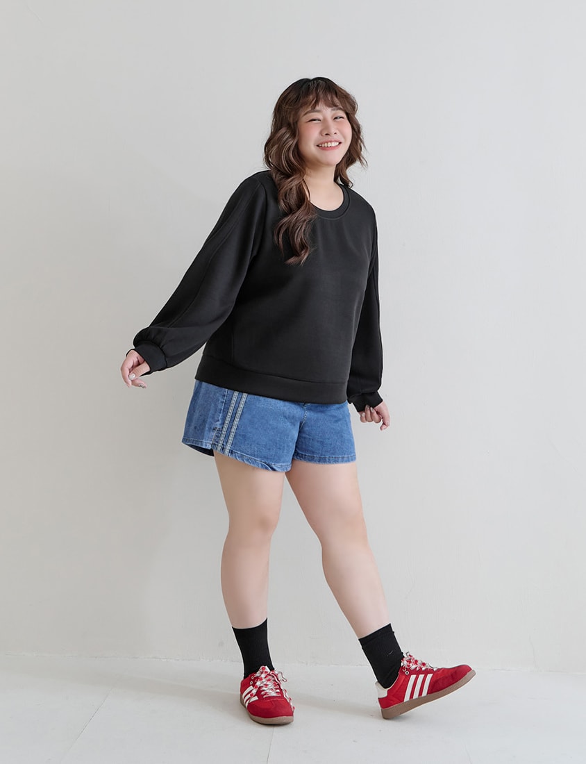 Cloud Cotton Multi-Color Plus Size Oversized Sweater