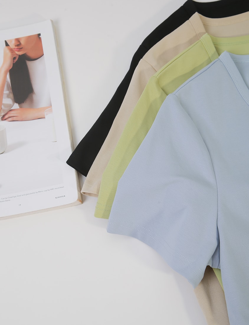 Versatile V-Neck Faux Two Piece Plus Size Tee