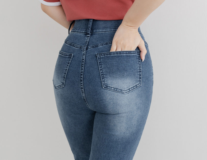 Tummy Flattering Plus Size Slimming Jeans