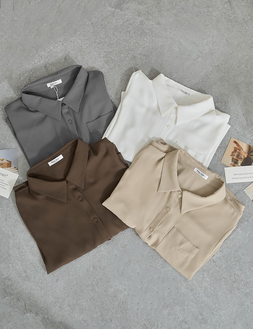 Versatile Wrinkle-Resistant Oversized Plus Size Long Sleeve Shirt (Unisex)