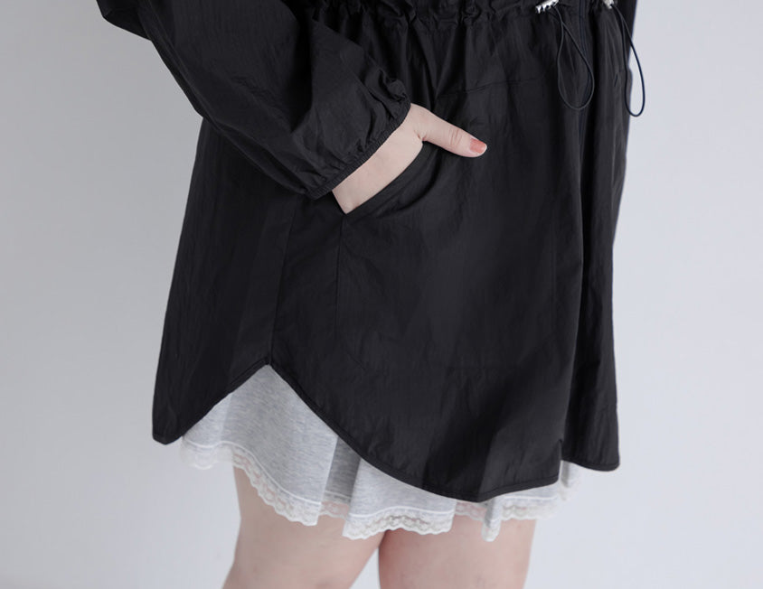 UV PRO+ Lightweight Functional Longline Utility Plus Size Jacket