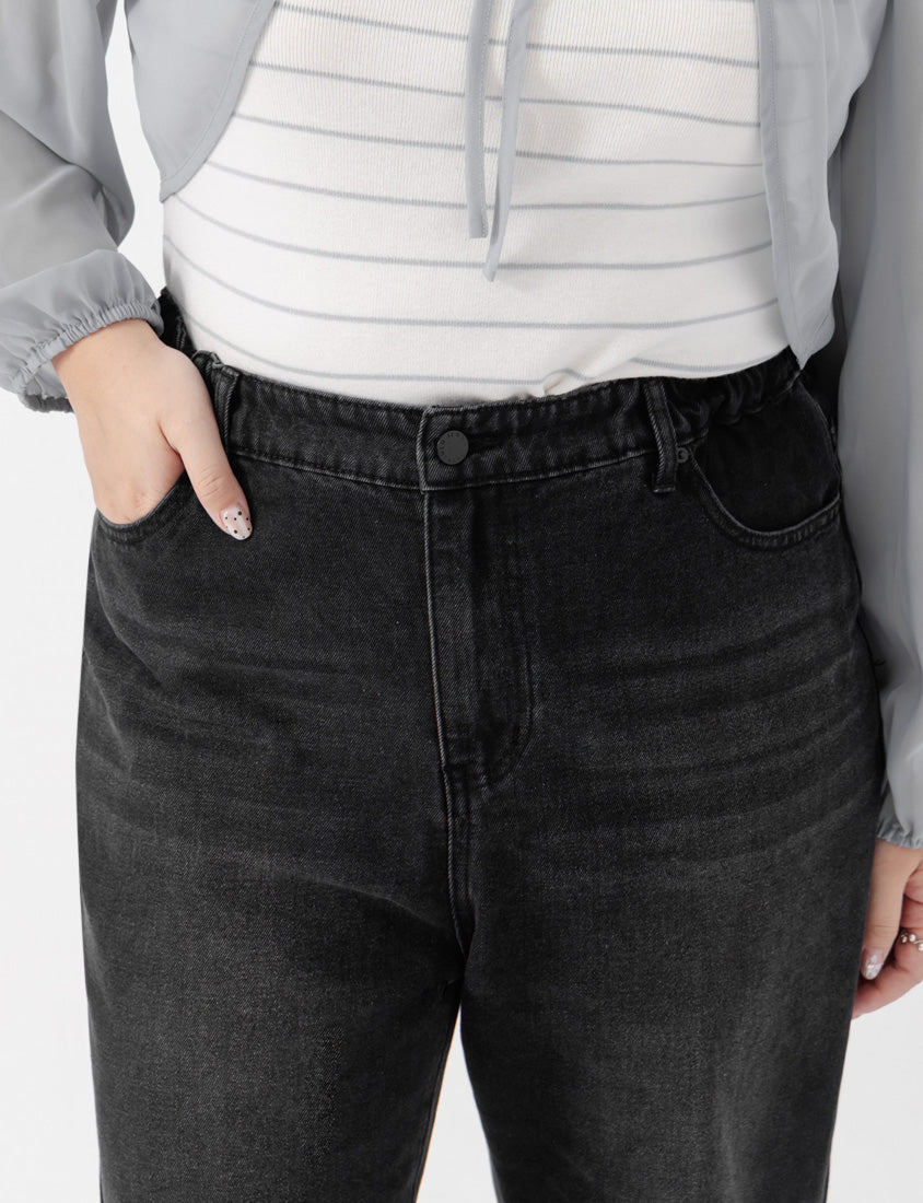 Apple-Shaped Friendly! Perfect Fit Plus Size Boyfriend Jeans