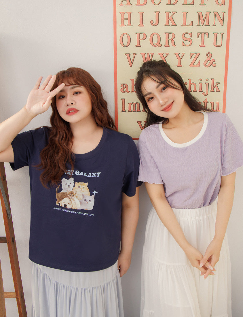 Adorable Pets Planet Plus Size Graphic Tee