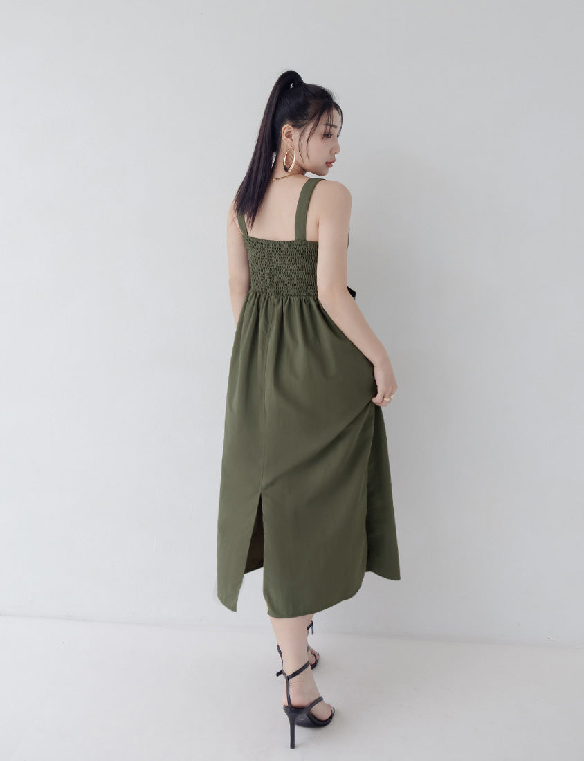 MUA! Adjustable Cargo Zip-Up Plus Size Cami Dress