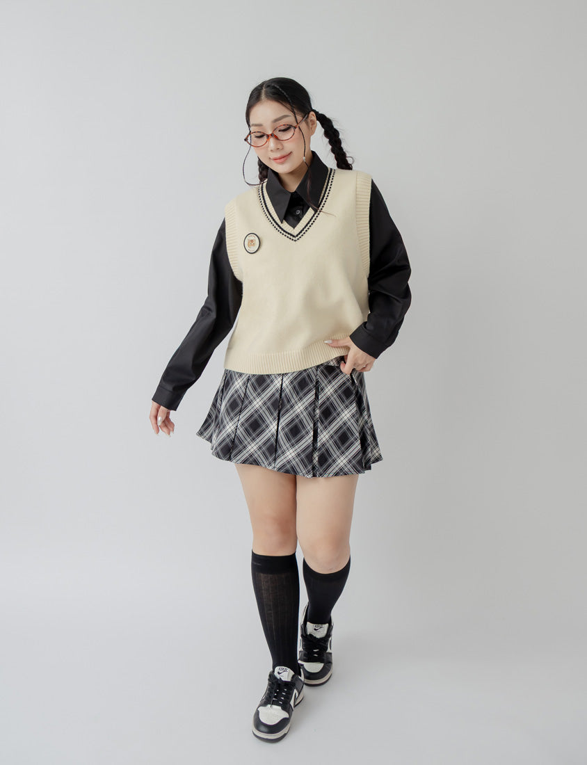 Multi-Color Drop Shoulder Plus Size Boyfriend Oversize Shirt (Unisex)