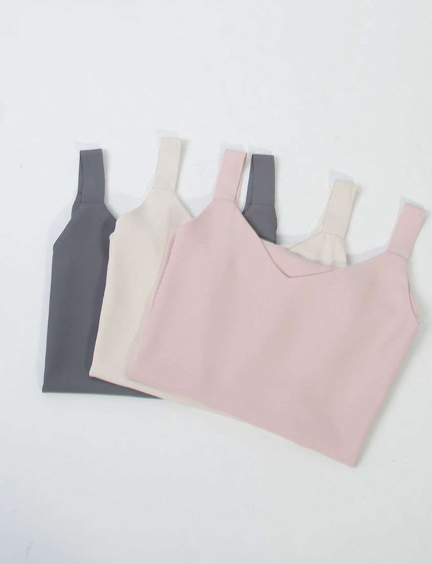 MISS. Two Way Reversible Matte Chiffon Plus Size Tank Top