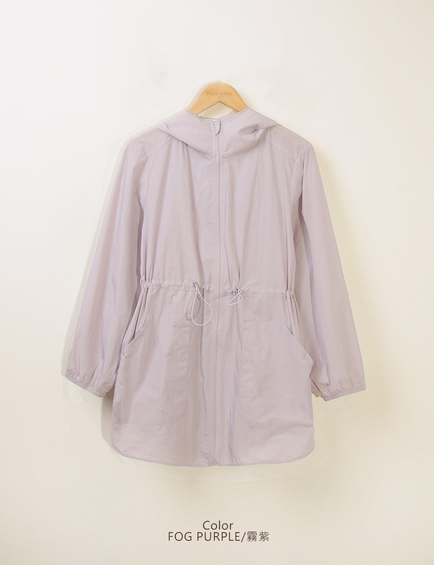 UV PRO+ Lightweight Functional Longline Utility Plus Size Jacket